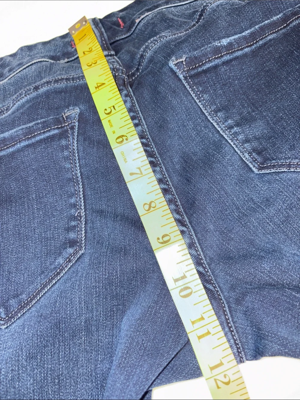 Dear John Metro jegging Jean stretchy skinny fit mid-rise dark wash Size 28